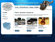 Tablet Screenshot of gabriel-ryby.pl
